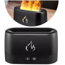 Difusor Aromatizador Flame Umidificador Ar Óleos Essenciais ideal para uso diário