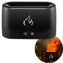 Difusor Aromatizador Flame Umidificador Ar Óleos Essenciais operação silenciosa