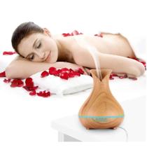 Difusor Aromatizador Umidificador Ambiente 400ml Led 7 Cores - MCIMPORT