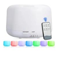 Difusor Aromatizador Umidificador Aromaterapia Led 500ml Com Controle Difusor Aromatizador Umidificador Aromaterapia Led 500ml Com Controle