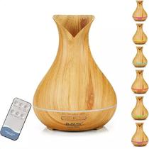 Difusor Aromatizador Umidificador de Ar Ultrassônico com Controle Remoto 400ml BMax BM029