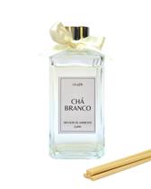 Difusor de Ambiente Chá Branco 250ml Artesanal Varetas Fibra Aromatizador Lavabo Quarto Difusor de Ambiente Chá Branco 250ml Artesanal Varetas Fibra Aromatizador Lavabo Quarto