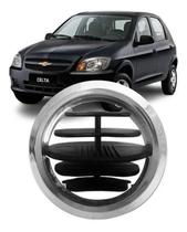 Difusor De Ar Celta Prisma 2007 A 2015 Cromado Liso Com Sup Difusor De Ar Celta Prisma 2007 A 2015 Cromado Liso Com Sup