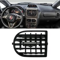 Difusor de ar central esquerdo fiat idea 2013/... - c/ botão - prata Difusor de ar central esquerdo fiat idea 2013/... - c/ botão - prata