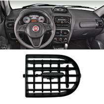 Difusor de ar central palio weekend/siena/strada 2013/... c/ botão - grafite - l.d.