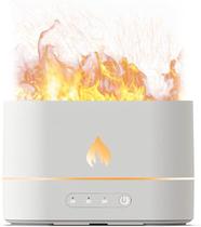 Difusor de ar flame, umidificador de névoa de 200 ml, óleo essencial portátil e silencioso para casa, escritório ou ioga BRANCO Difusor de ar flame, umidificador de névoa de 200 ml, óleo essencial portátil e silencioso para casa, escritório ou ioga BRANCO