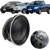 Difusor De Ar Gol Saveiro Voyage G6 2012 A 2016 Painel Central Lateral Aro Prata Botao Preto