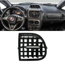 Difusor de ar lateral direito fiat idea 2013/... c/ botão - prata Difusor de ar lateral direito fiat idea 2013/... c/ botão - prata