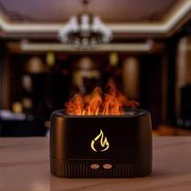 Difusor De Ar Portátil Chamas Umidificador Aromatizador Ambiente Casa