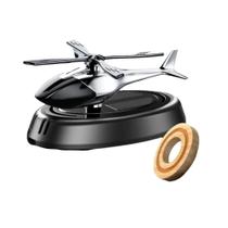 Difusor de Ar Solar para Carro - Aromaterapia com Decoração de Helicóptero