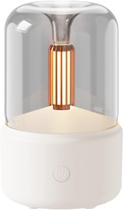 Difusor de aroma 120 ml umidificador de névoa branca quente luz noturna silenciosa