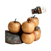 Difusor De Aroma De Madeira Natural Com Aroma De Maçã Para Carro, Casa E Escritório, Dispensador De