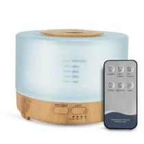 Difusor De Aroma Elétrico 500ml Led 7 Cores + Controle Remoto - 500ml - Estampa Madeira Difusor De Aroma Elétrico 500ml Led 7 Cores + Controle Remoto - 500ml - Estampa Madeira