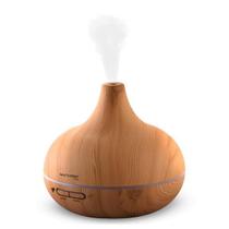 Difusor de aromas amadeirado com iluminacao led variavel - a