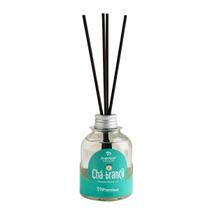 Difusor De Aromas Chá Branco 350Ml Vidro Elegante Aromatizador Decorativo
