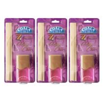 Difusor De Aromas Coala 100ml Aroma Rosa chic 3 Unidades