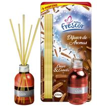 Difusor de Aromas com Varetas 100ml Novo Frescor Para Aromatizar Ambientes Sala Banheiro Difusor de Aromas com Varetas 100ml Novo Frescor Para Aromatizar Ambientes Sala Banheiro