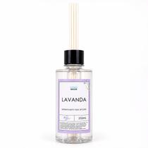 Difusor de aromas Lavanda 250ml com varetas - Aromatizante Difusor de aromas Lavanda 250ml com varetas - Aromatizante