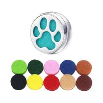 Difusor De Aromaterapia Facial Unissex Em Aço Inoxidável Com Clipe, Locket De Óleo Essencial, Broche Difusor De Aromaterapia Facial Unissex Em Aço Inoxidável Com Clipe, Locket De Óleo Essencial, Broche