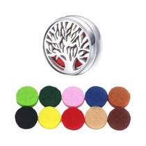 Difusor De Aromaterapia Facial Unissex Em Aço Inoxidável Com Clipe, Locket De Óleo Essencial, Broche Difusor De Aromaterapia Facial Unissex Em Aço Inoxidável Com Clipe, Locket De Óleo Essencial, Broche