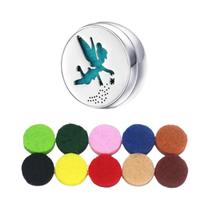 Difusor De Aromaterapia Facial Unissex Em Aço Inoxidável Com Clipe, Locket De Óleo Essencial, Broche Difusor De Aromaterapia Facial Unissex Em Aço Inoxidável Com Clipe, Locket De Óleo Essencial, Broche