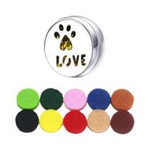 Difusor De Aromaterapia Facial Unissex Em Aço Inoxidável Com Clipe, Locket De Óleo Essencial, Broche Difusor De Aromaterapia Facial Unissex Em Aço Inoxidável Com Clipe, Locket De Óleo Essencial, Broche