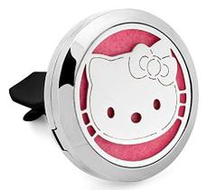 Difusor de aromaterapia para carro Aromabug Kitty 30 mm em aço inoxidável