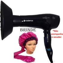 Difusor De Cachos Para Secador Cadence Barber Line Dry Bico Grande Touca Cetim Frizz