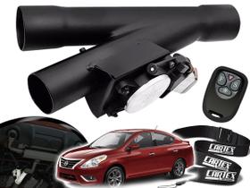 Difusor De Escapamento Esportivo Preto Nissan Versa Difusor De Escapamento Esportivo Preto Nissan Versa