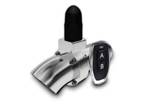 Difusor de escape modelo slim para carros rebaixados ou com pouco espaço para instalação.