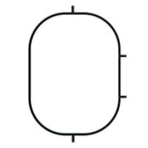 Difusor de luz Selens Oval 150x200cm com bolsa de transporte
