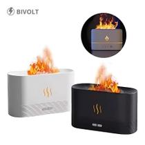 Difusor De Óleos Com Luz Led E Simulação De Chamas Difusor De Óleos Com Luz Led E Simulação De Chamas