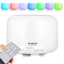 Difusor de Oleos Essenciais Ultrassonico com Led 7 Cores 500ml Branco Difusor de Oleos Essenciais Ultrassonico com Led 7 Cores 500ml Branco