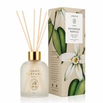 Difusor de Perfume Patchouli Vanilla Oriental Aromatizador com Varetas Lenvie 200ml