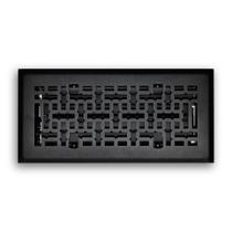 Difusor de piso decorativo Truaire C167-MMB Matte Black 10x4"