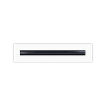 Difusor de ranhura linear BUILDMART 12 ranhuras decorativo branco