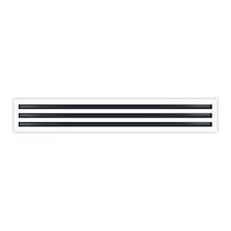 Difusor de ranhura linear BUILDMART, ranhura tripla de 36 cm, branco