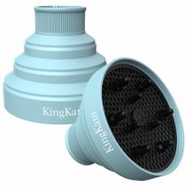 Difusor de Secador de Cabelo KingKam Dobrável de Silicone para Viagem