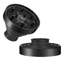 Difusor de secador de cabelo WAJIAYON Universal Dobrável Preto