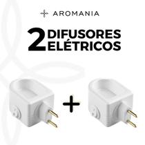 Difusor de Tomada Elétrico Aromatizador de Ambiente Essências e Óleos Essenciais - Kit 2 Unidades