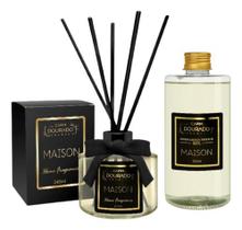 Difusor De Vareta Vidro 240 ml + Refil 500 ml