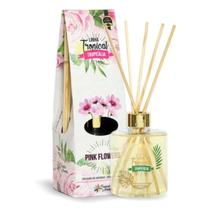 Difusor De Varetas 350ml Presenteável Pink Flowers Tropical