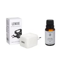 Difusor Elétrico de Cerâmica + Óleo Concentrado Flor de Laranjeira 20ml Lenvie Difusor Elétrico de Cerâmica + Óleo Concentrado Flor de Laranjeira 20ml Lenvie
