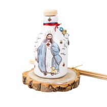 Difusor em Cerâmica Coração de Jesus, Aroma:Jasmim Branco