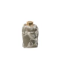 Difusor Em Pedra Quartzo Cinza e Dourado Difusor Em Pedra Quartzo Cinza e Dourado