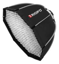 Difusor Fotográfico Octabox Triopo K2 120 Diâmetro 120cm Branco Com Interior Prateado Difusor Fotográfico Octabox Triopo K2 120 Diâmetro 120cm Branco