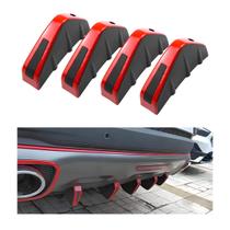 Difusor labial com pára-choque inferior de carro Spoiler Fin Protector x4 AICEL