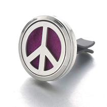 Difusor para carro Aromabug Peace em aço inoxidável 30 mm Difusor para carro Aromabug Peace em aço inoxidável 30 mm