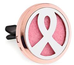 Difusor para saída de ar do carro Aromabug Rose Gold em aço inoxidável Difusor para saída de ar do carro Aromabug Rose Gold em aço inoxidável