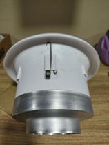Difusor Regulável D.15 c/ adapt. D.10 em metal, tubos de 100mm / 150mm